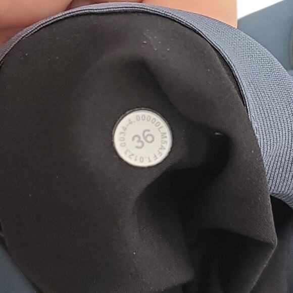 Lululemon ABC Classic-Fit 5-Pocket Pant 35" Warpstreme Iron Blue Sz 36 - Picture 5 of 6